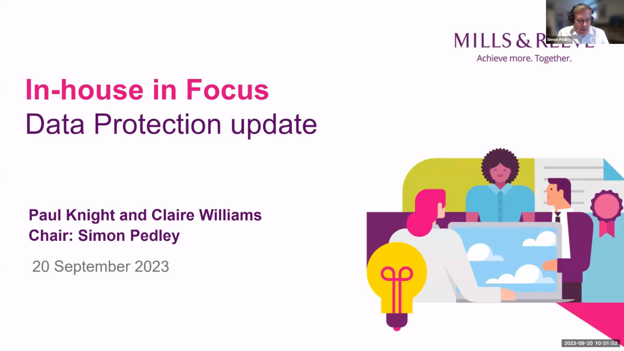 In house in Focus: Data protection update