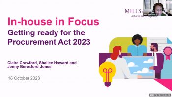 Getting ready for the Procurement Act 2023