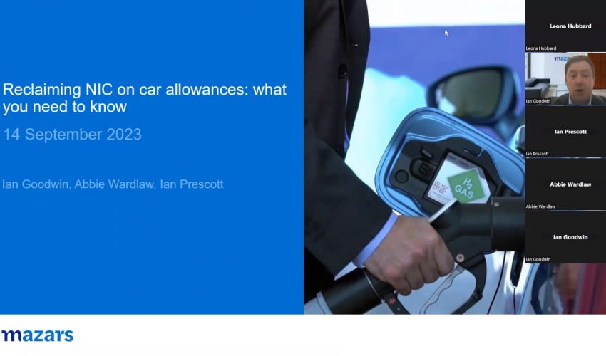 Reclaiming NIC on car allowances: what you need to know