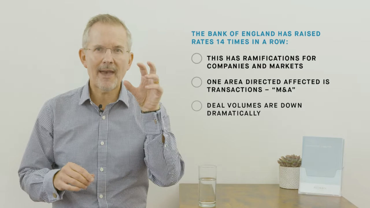 How higher interest rates affect takeovers and mergers