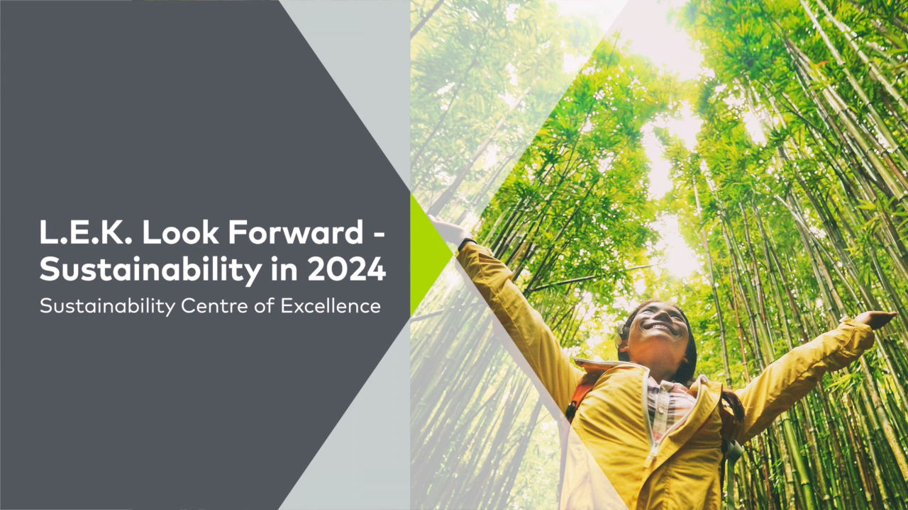 Look Forward to Sustainability in 2024