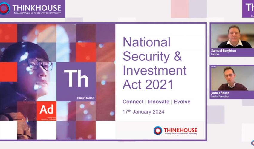 UK’s National Security and Investment Act