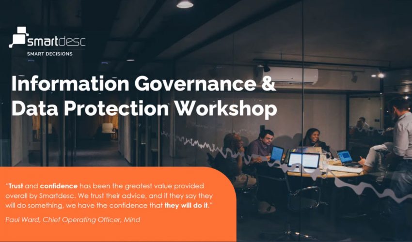 Information Governance & Data Protection Workshop for Charities
