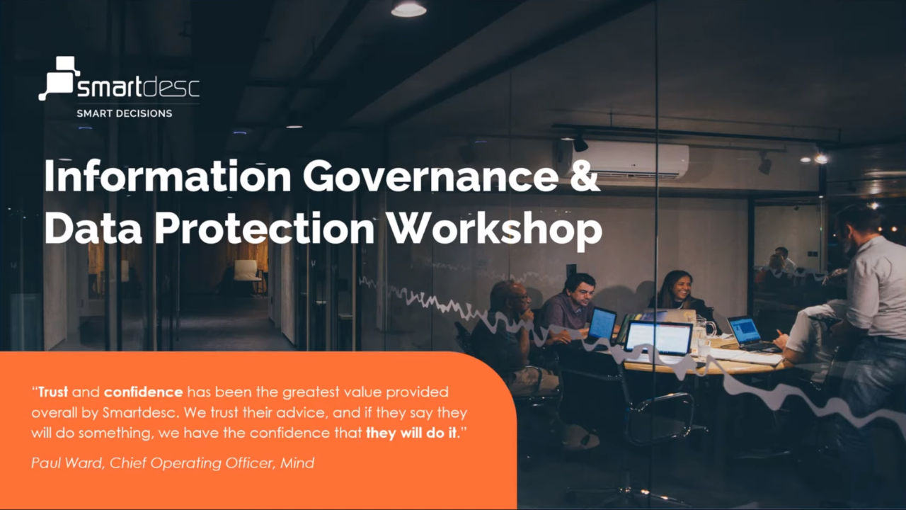 Information Governance & Data Protection Workshop for Charities