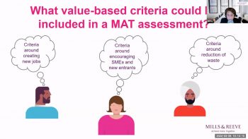 The impact of the Procurement Act 2023 on the tender/evaluation stage
