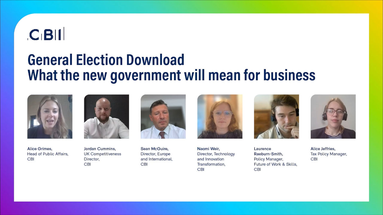 What the new government means for business