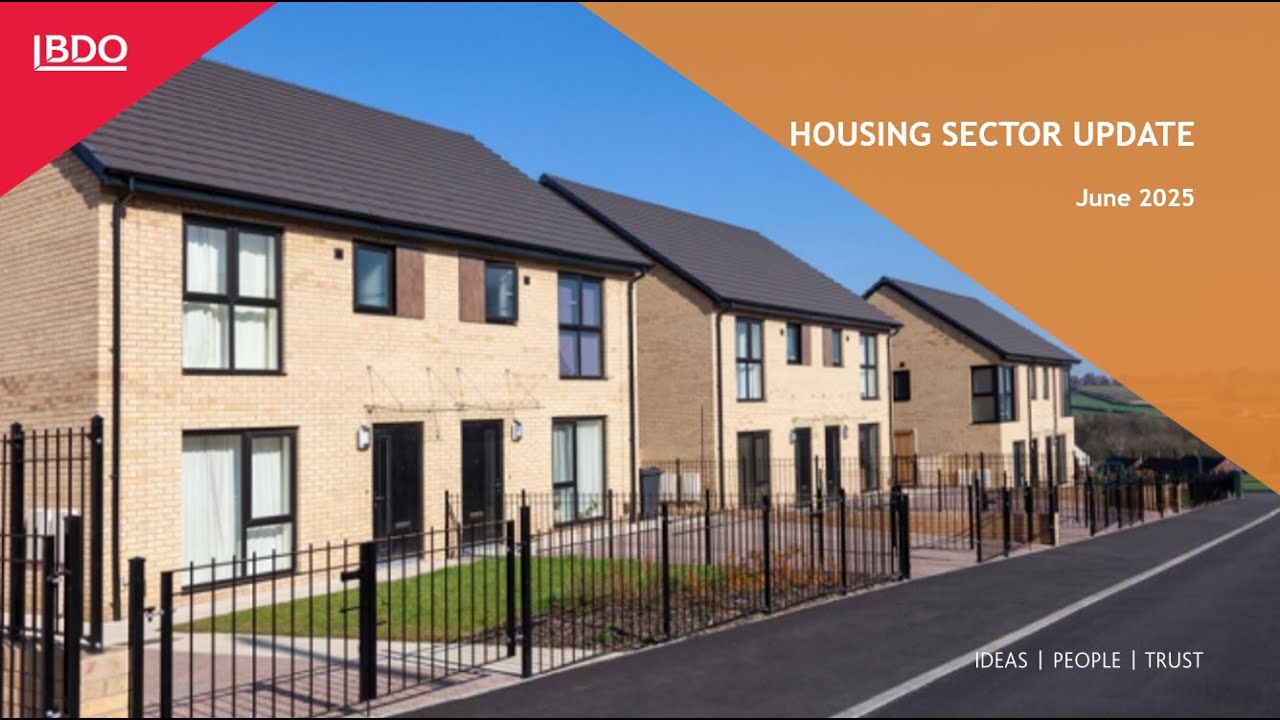 BDO Social housing sector update June 2025