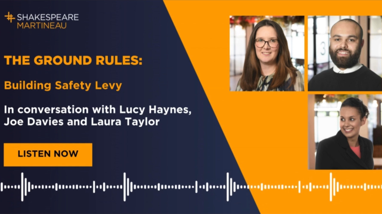 The Ground Rules – Building Safety Levy 