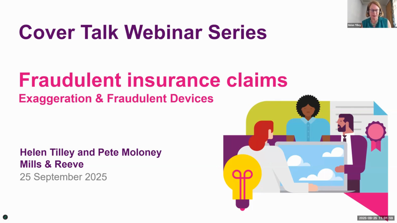 Cover Talk: Fraudulent insurance claims
