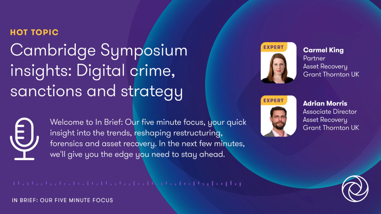 Digital crime, sanctions and strategy