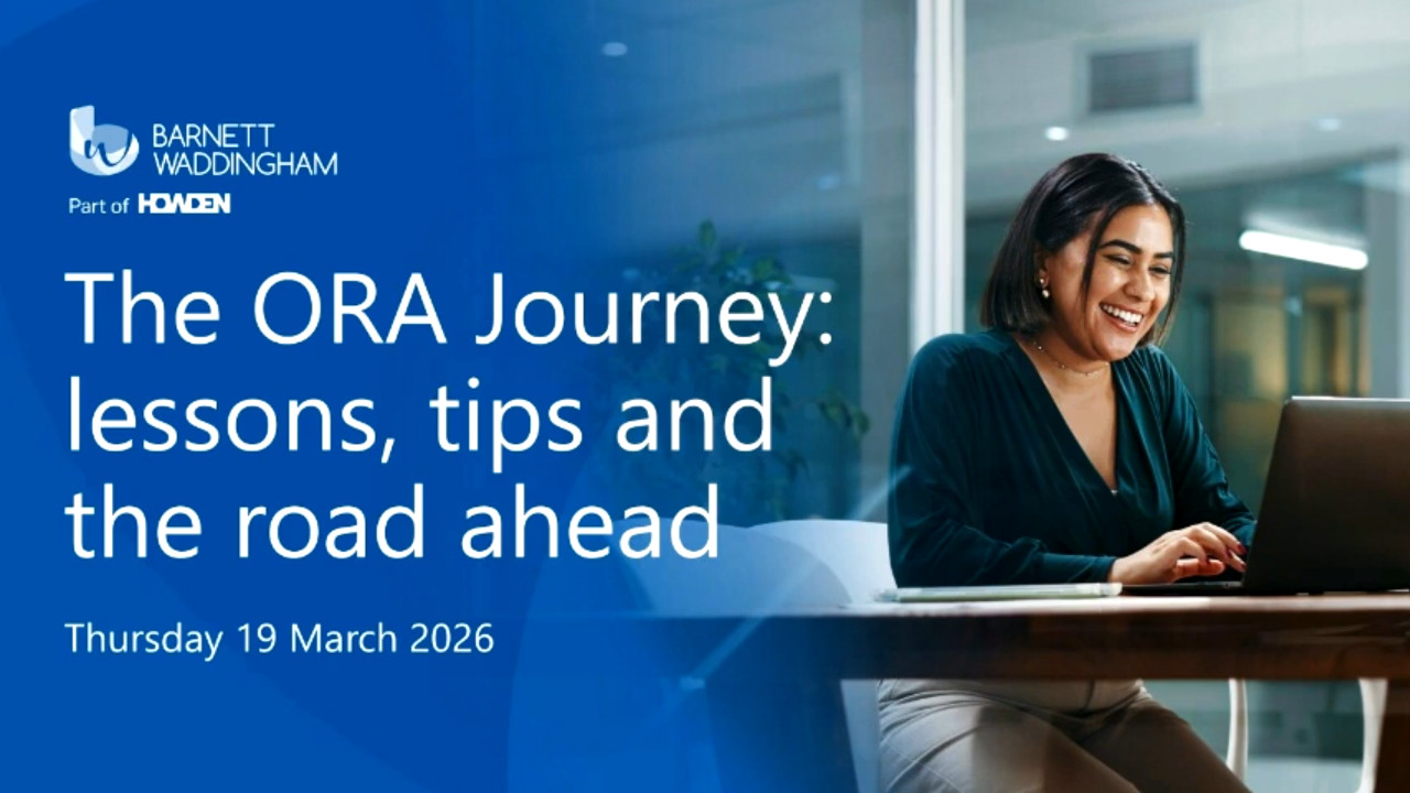 The ORA Journey: lessons, tips, and the road ahead for Own Risk Assessment