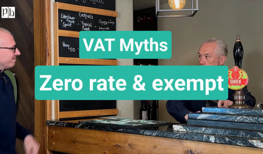 Zero-Rated & Exempt – VAT Myths