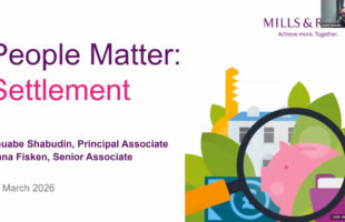 People Matter: Settlement