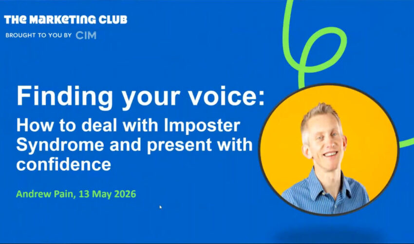 How to find your voice and keep imposter syndrome under control